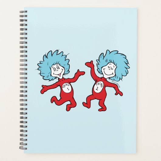 Dr. Seuss Ding 1 en Ding 2 Karakter Planner (Voorkant)