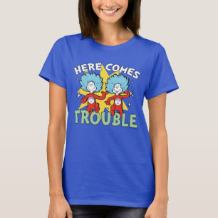 Dr. Seuss   Ding Eén Ding Twee Daar Komt Problemen T-shirt