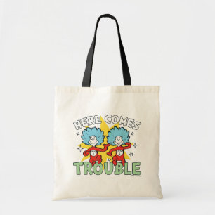 Dr. Seuss Ding Eén Ding Twee Daar Komt Problemen Tote Bag