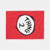 Dr. Seuss | Ding één ding twee - Ding twee Fleece Deken (Voorkant (Horizontaal))