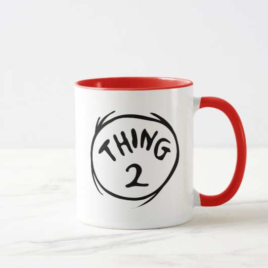 Dr. Seuss | Ding één ding twee - Ding twee Mok (Rechts)