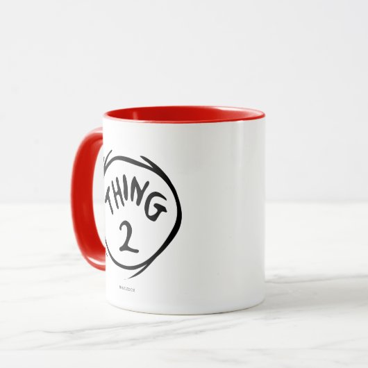 Dr. Seuss | Ding één ding twee - Ding twee Mok (Voorkant links)