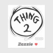 Dr. Seuss | Ding één ding twee - Ding twee Sticker (Vel)