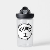 Dr. Seuss | Ding één ding twee - Ding twee Waterfles (Voorkant)