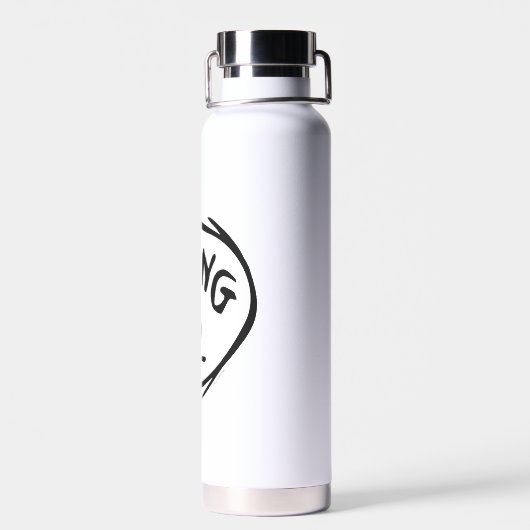 Dr. Seuss | Ding één ding twee - Ding twee Waterfles (Achterkant)