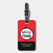 Dr. Seuss | Ding Eén Ding Twee - Dwaze Ding Bagagelabel (Voorkant verticaal)