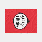 Dr. Seuss | Ding één ding twee - Gekke ding Fleece Deken (Voorkant (Horizontaal))