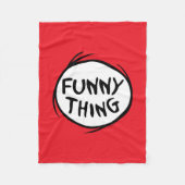 Dr. Seuss | Ding een ding twee - grappig ding Fleece Deken (Voorkant)
