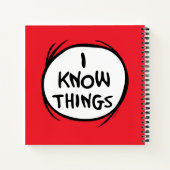 Dr. Seuss | Ding één ding twee - Ik weet dingen Notitieboek (Achterkant)