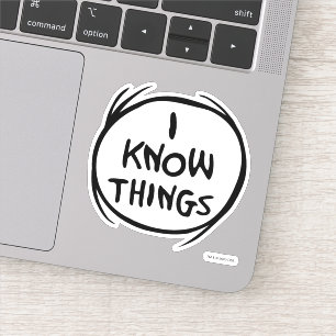 Dr. Seuss Ding één ding twee - Ik weet dingen Sticker