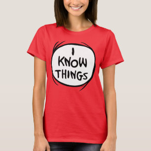 Dr. Seuss   Ding één ding twee - Ik weet dingen T-shirt