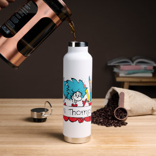 Dr. Seuss Ding Een Ding Twee Leraar Naam Waterfles