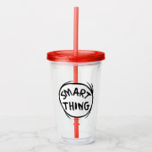 Dr. Seuss | Ding één Ding Twee - Slim Ding Acryl Drinkbeker (Voorkant)