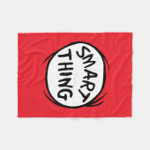 Dr. Seuss | Ding één Ding Twee - Slim Ding Fleece Deken (Voorkant (Horizontaal))