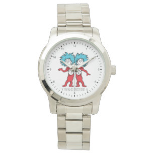 Dr. Seuss   ding één ding twee staand Horloge