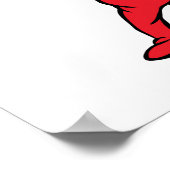 Dr Seuss ding één ding twee | Tweeling Baby shower Poster (Hoek)