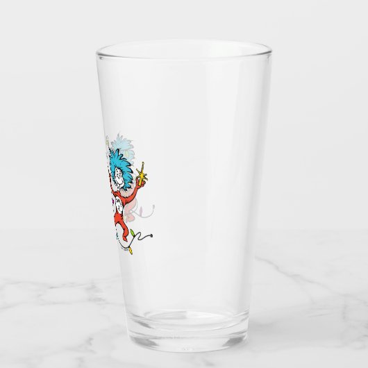 Dr. Seuss | Ding één en ding twee dansen Glas (Links)