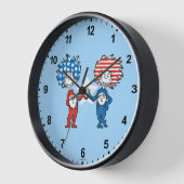 Dr. Seuss | Ding One Thing Two Patriotic Graphic (Hoek)