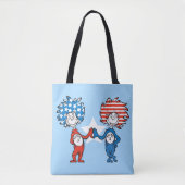 Dr. Seuss | Ding One Thing Two Patriotic Graphic Draagtas (Voorkant)