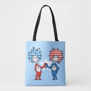 Dr. Seuss   Ding One Thing Two Patriotic Graphic Draagtas
