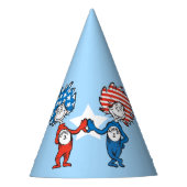 Dr. Seuss | Ding One Thing Two Patriotic Graphic Feesthoedjes (Voorkant)