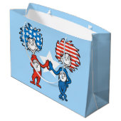 Dr. Seuss | Ding One Thing Two Patriotic Graphic Groot Cadeauzakje (Achterkant Gekanteld)