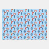 Dr. Seuss | Ding One Thing Two Patriotic Graphic Inpakpapier Vel (Voorkant)