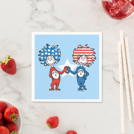 Dr. Seuss | Ding One Thing Two Patriotic Graphic Servet (Insitu)