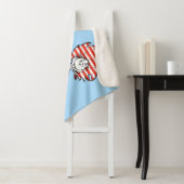 Dr. Seuss | Ding One Thing Two Patriotic Graphic Sherpa Deken (In situ)