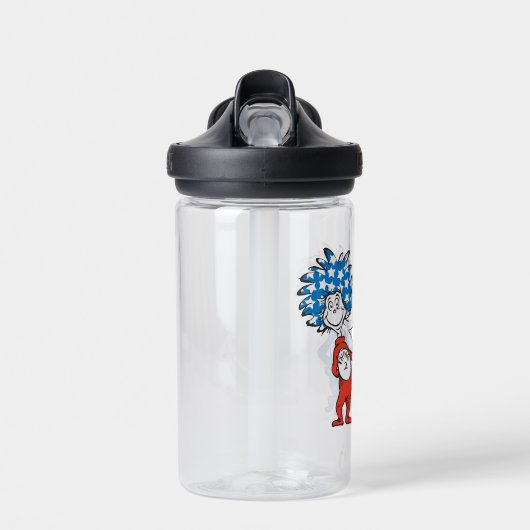 Dr. Seuss | Ding One Thing Two Patriotic Graphic Waterfles (Voorkant)