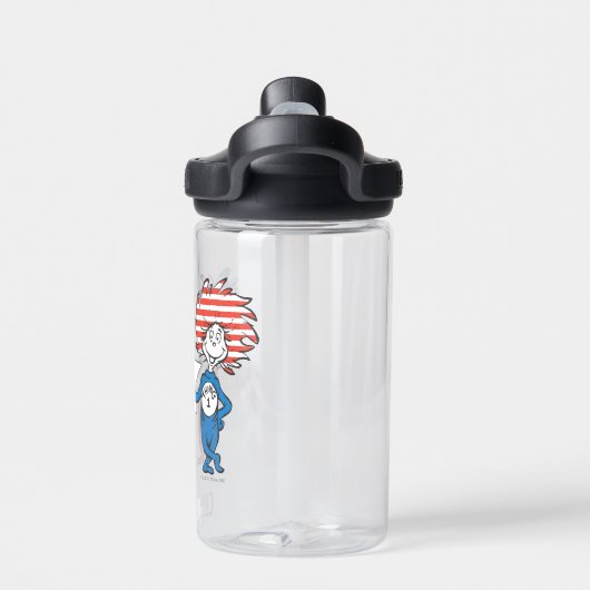 Dr. Seuss | Ding One Thing Two Patriotic Graphic Waterfles (Achterkant)