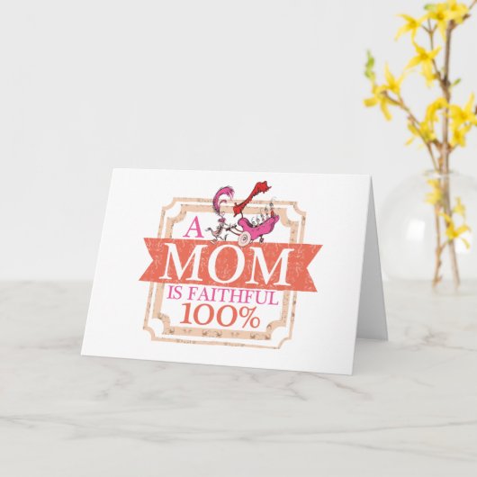 Dr. Seuss | Een moeder is trouw 100% Kaart (Gele Bloem)