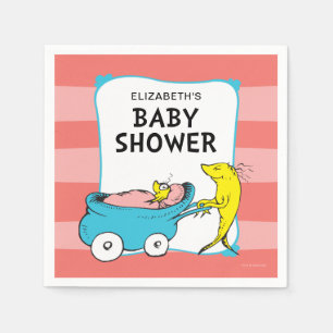 Dr. Seuss Eén Vis - Meisje Baby Shower Servet