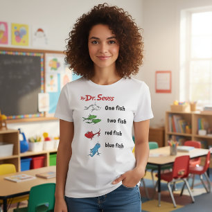 Dr. Seuss Eén vis twee vis - Tri-Blend Shirt
