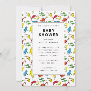 Dr. Seuss - één vis, twee vissen Baby Shower Kaart