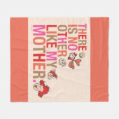 Dr. Seuss | Er is geen ander zoals mijn moeder Fleece Deken (Voorkant (Horizontaal))