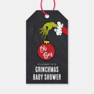 Dr. Seuss Étiquette de faveur de Baby Shower Oh