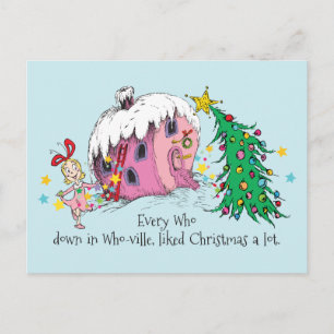 Dr. Seuss Every Who in Who-ville, liked Christma Feestdagenkaart