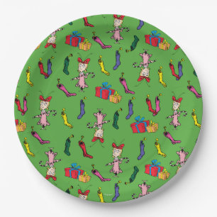 Dr. Seuss Grinch Cindy-Lou Wie Patroon Papieren Bordje