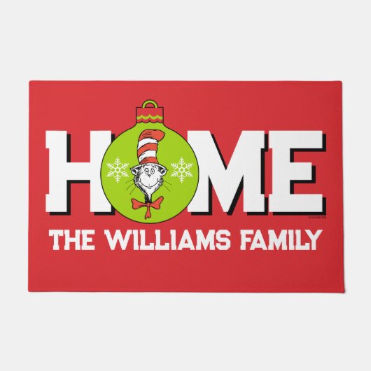 Dr. Seuss | Grinch Classic De kat in het Pet Deurmat (Voorkant)