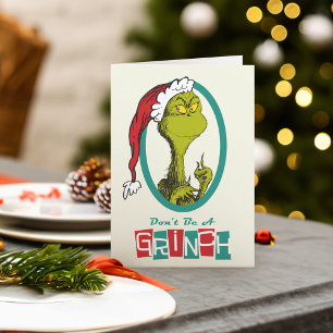 Dr. Seuss Grinch Feestdagen Kaart