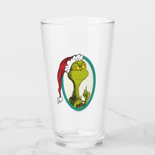 Dr. Seuss | Grinch Glas (Voorkant)