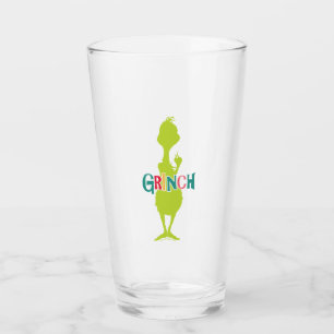 Dr. Seuss   Grinch - Groene Silhouet Glas