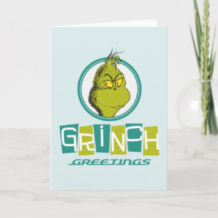 Dr. Seuss Grinch-groeten Feestdagen Kaart