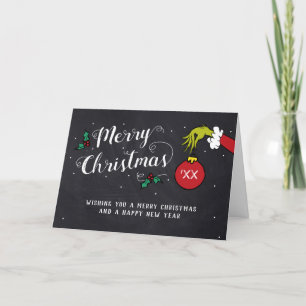 Dr. Seuss Grinch - Prettig kerstfeest Feestdagen Kaart
