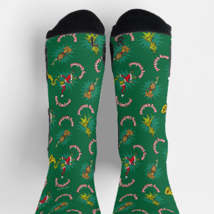 Dr. Seuss Grinch Prettig Kerstmis Grinch Patro Sokken
