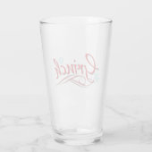 Dr. Seuss | Grinch - Rood en Blauw Script Glas (Achterkant)