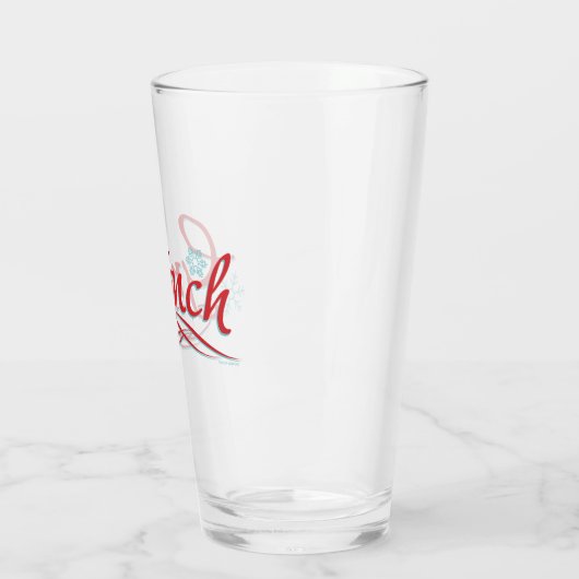 Dr. Seuss | Grinch - Rood en Blauw Script Glas (Links)