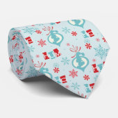 Dr. Seuss | Grinch - Rood en Blauw Script Stropdas (Opgerold)