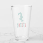 Dr. Seuss | Grinch - rood en groen Glas (Achterkant)